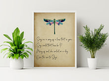 Load image into Gallery viewer, Skye Boat Song Sing me a song of a lass that is gone UNFRAMED