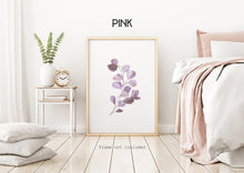 Load image into Gallery viewer, Watercolor Eucalyptus print Eucalyptus painting poster Bedroom decor UNFRAMED