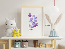 Load image into Gallery viewer, Watercolor Eucalyptus print Eucalyptus painting poster Bedroom decor UNFRAMED