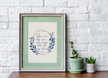 Load image into Gallery viewer, You Are My Sun My Moon and All My Stars – e.e. cummings Quote Print – Nursery Wall Art, Romantic Gift