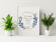 Load image into Gallery viewer, Ruth Bader Ginsburg Quote Real Change, Enduring Change - Physical Art Print Without Frame