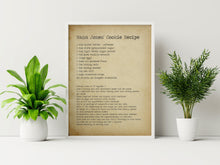 Load image into Gallery viewer, Custom Recipe Print Personalized recipe Custom Kitchen print - Personalized Gift - Unframed print