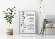 Load image into Gallery viewer, Irish wedding blessing May the road rise up to meet you UNFRAMED wall art print