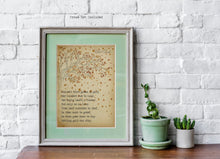 Load image into Gallery viewer, Robert Frost Poem Print Nothing gold can stay bedroom decor print Robert frost quote Nature's first green is gold poetry poster