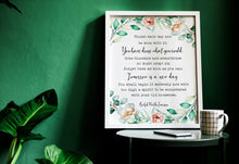 Load image into Gallery viewer, Emerson Quote Print: "Finish Each Day... Tomorrow is a New Day"
