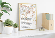 Load image into Gallery viewer, Robert Frost Poem Print Nothing gold can stay bedroom decor print Robert frost quote Nature's first green is gold poetry poster