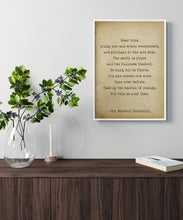 Load image into Gallery viewer, Winston Churchill Quote Print – Be Kind but Be Fierce – Motivational Wall Art for Young Leaders & Change Makers