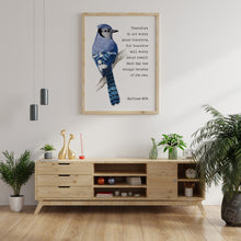 Load image into Gallery viewer, Scripture wall art Matthew 6:34 Print Bible verse Do not worry about tomorrow - Bible print for Home UNFRAMED