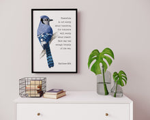 Load image into Gallery viewer, Scripture wall art Matthew 6:34 Print Bible verse Do not worry about tomorrow - Bible print for Home UNFRAMED