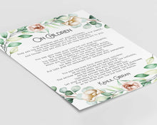 Load image into Gallery viewer, On Children Kahlil Gibran Poem - Art Print Home office Decor poetry wall art Unframed print