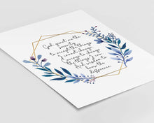 Load image into Gallery viewer, The Serenity Prayer Print - Reinhold Niebuhr - sobriety gift Alcoholics Anonymous twelve step recovery - Physical Art Print Without Frame