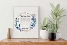 Load image into Gallery viewer, Mark Twain Poem These I Can Promise Wedding Reading Print - Wedding poem Framed & Unframed Options