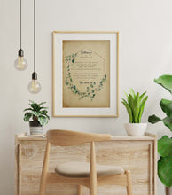 Load image into Gallery viewer, Rainer Maria Rilke Poem Pathways "You come too" Poetry Art Print - Framed & Unframed Options