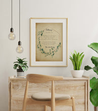 Load image into Gallery viewer, Rainer Maria Rilke Poem - Pathways - You come too - Poetry Art Print - Physical Art Print Without Frame