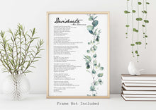 Load image into Gallery viewer, Desiderata print Poem By Max Ehrmann Framed And Unframed Options