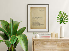 Load image into Gallery viewer, Emily Dickinson Print Much Madness is divinest Sense - Poetry Wall art