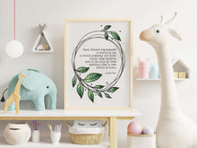 Load image into Gallery viewer, Anaïs Nin Quote Print Friendship Gift, Each friend represents a world in us