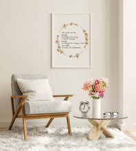 Load image into Gallery viewer, Serenity Prayer Art Print: AA Gifts, Sobriety Gift