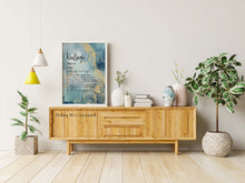 Load image into Gallery viewer, Kintsugi Meaning print Kintsukuroi Definition Poster Japanese Definition print - Meaning Wall Art - UNFRAMED