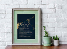 Load image into Gallery viewer, Kintsugi Meaning print Kintsukuroi Definition Poster - Japanese Definition print - UNFRAMED