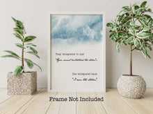 Load image into Gallery viewer, She whispered back , I Am The Storm Wall Art Poster Female Power and Feminist Art - Storm Clouds - Framed Print or Unframed Print