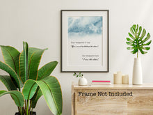 Load image into Gallery viewer, She whispered back , I Am The Storm Wall Art Poster Female Power and Feminist Art - Storm Clouds - Framed Print or Unframed Print