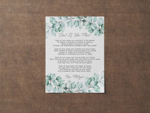 Load image into Gallery viewer, Dust If You Must Poem Print by Rose Milligan Rose Milligan Poem Poster Print - Eucalyptus Wall Art