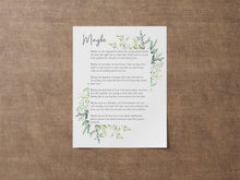 Load image into Gallery viewer, Maybe Love Poem Print Wedding Poem Framed and Unframed Poster Prints