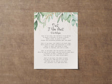 Load image into Gallery viewer, Dust If You Must Poem Print Laundry Room Decor Poem by Rose Milligan - Mother In Law Christmas Gift - Quirky Poem Poster Print