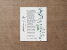 Load image into Gallery viewer, A Psalm of Life Poem Henry Wadsworth Longfellow Poetry Poster Print - Framed & Unframed Options