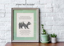 Load image into Gallery viewer, The Peace of Wild Things by Wendell Berry ..."When despair for the world grows in me" - illustrated poem - Framed And Unframed Options