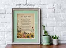 Load image into Gallery viewer, Dust If You Must Cute Poem Poster Print Illustrated Poetry Poem Print by Rose Milligan - Physical Art Print Without Frame