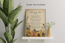 Load image into Gallery viewer, Dust If You Must Cute Poem Poster Print Illustrated Poetry Poem Print by Rose Milligan - Physical Art Print Without Frame