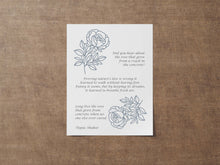 Load image into Gallery viewer, The Rose That Grew from Concrete Tupac Shakur Poem Print Inspirational Poetry Poster Print - Physical Art Print Without Frame