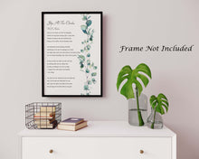 Load image into Gallery viewer, Funeral Poem "Stop All The Clocks" W. H. Auden "Funeral Blues" Poem Print - Memorial Poems for Funerals - Framed & Unframed Options