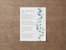Load image into Gallery viewer, Funeral Poem "Stop All The Clocks" W. H. Auden "Funeral Blues" Poem Print - Memorial Poems for Funerals - Framed & Unframed Options
