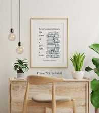 Load image into Gallery viewer, Ruth Bader Ginsburg Wall Art Never underestimate the power of a girl with a book - RBG Print - Physical Art Print Without Frame