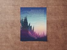 Load image into Gallery viewer, Wendell Berry "The Peace of Wild Things" Poster Print - Mindful Decor for Calm Spaces