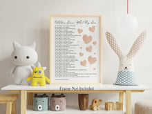 Load image into Gallery viewer, Children Learn What They Live Dorothy Law Nolte - Wall Art Print Framed And Unframed Options
