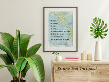 Load image into Gallery viewer, To Travel Is To Live Full Quote Print - Hans Christian Andersen Quote - Physical Print Without Frame