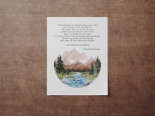 Load image into Gallery viewer, A River Runs Through It, Fly Fishing Quote, "Eventually, all things merge into one..." Norman Maclean Quote - Framed And Unframed Options