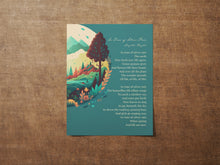 Load image into Gallery viewer, Langston Hughes Poem Print – In Time of Silver Rain Wall Art (Framed & Unframed)
