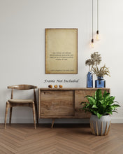 Load image into Gallery viewer, F Scott Fitzgerald Quote - I was within and without, inexhaustible variety of life Great Gatsby Print for home library book quote UNFRAMED