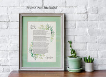 Load image into Gallery viewer, Sermons We See poem - Edgar Guest Poem - Art Print Home office Decor poetry wall art - Physical Art Print Without Frame
