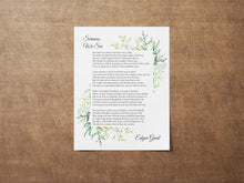 Load image into Gallery viewer, Sermons We See poem - Edgar Guest Poem - Art Print Home office Decor poetry wall art - Physical Art Print Without Frame