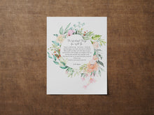 Load image into Gallery viewer, The Wonderful Things You Will Be – E.W. Martin Baby Girl Nursery Wall Art