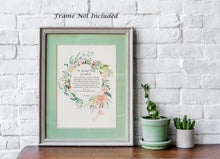 Load image into Gallery viewer, The Wonderful Things You Will Be - Baby Shower Gift - Nursery Wall Art Print - E.W. Martin - Physical Art Print Without Frame