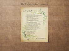 Load image into Gallery viewer, All Is Well Funeral Poem Henry Scott Holland Bereavement Gift Comforting Poem for Grief - Death Is Nothing At All - Unframed Print