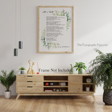 Load image into Gallery viewer, All Is Well Funeral Poem Henry Scott Holland Bereavement Gift Comforting Poem for Grief - Death Is Nothing At All - Unframed Print