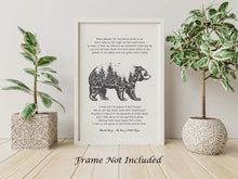 Load image into Gallery viewer, The Peace of Wild Things by Wendell Berry ..."When despair for the world grows in me" - illustrated poem - Framed And Unframed Options
